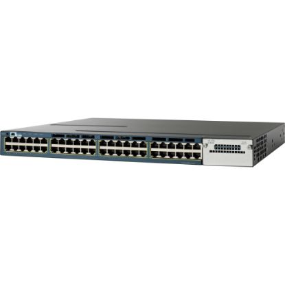 Picture of Cisco Catalyst 3560V2-48PS Layer 3 Switch - 48 Ports - Manageable - Fast Ethernet - 10/100Base-TX - Refurbished - 3 Layer Supported - 4 SFP Slots - PoE Ports - 1U High - Rack-mountable - Lifetime Limited Warranty