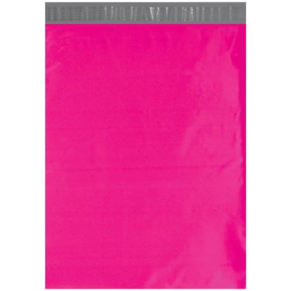 Picture of Partners Brand 14-1/2in x 19in Poly Mailers, Pink, Case Of 100 Mailers