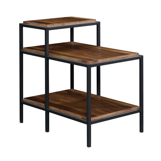 Picture of Sauder Nova Loft Tiered Side Table, 27inH x 28inW x 19inD, Grand Walnut