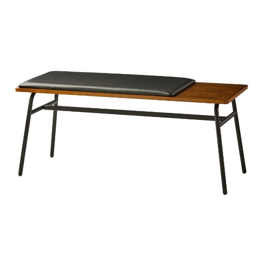 Picture of Adesso Carter Bench, Walnut/Black