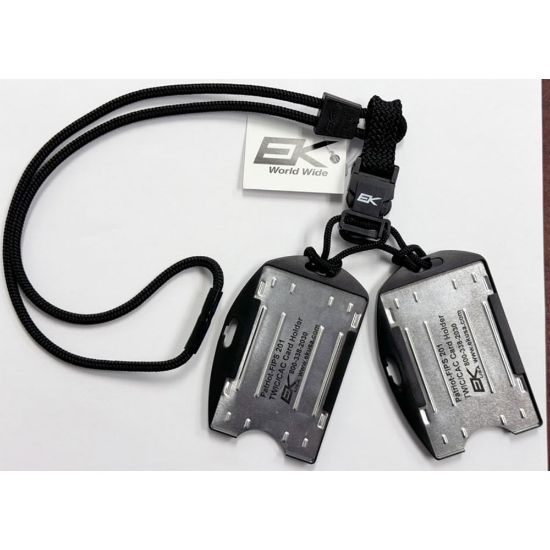 Picture of EK Ekcessories Patriot Card Holder With Sports Lanyard Plus II With Soft Ends And Safety Breakaway