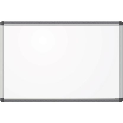 Picture of U Brands PINIT Magnetic Dry-Erase Board, 36in X 24in, Silver Aluminum Frame, Actual Size 35in X 23in (2805U00-01)