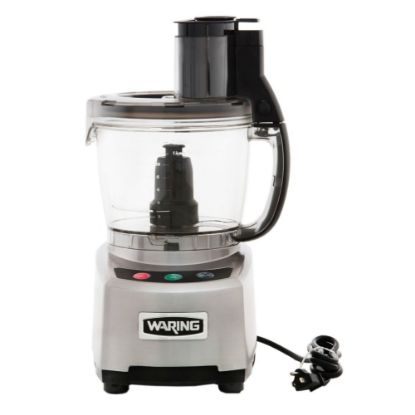 Picture of Waring Food Processor, With Vegetable Prep Lid Chute, 4-Quart, Silver