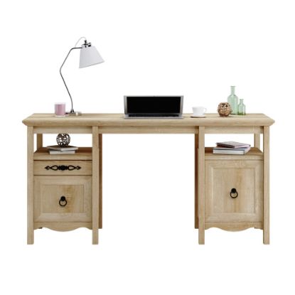 Picture of Sauder Adaline Cafe 61inW Executive Computer Desk, Orchard Oak