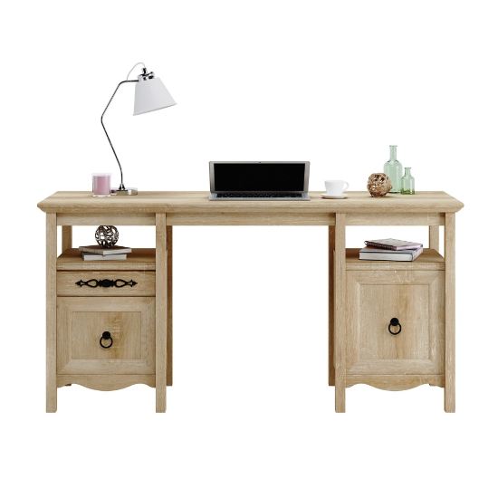 Picture of Sauder Adaline Cafe 61inW Executive Computer Desk, Orchard Oak