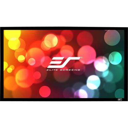 Picture of Elite Screens Sable Frame - 110-inch Diagonal 16:9, 8K 4K Ultra HD Ready Ceiling Light Rejecting and Ambient Light Rejecting Fixed Frame Projector Screen, CineGrey 3D? Projection Material, ER110DHD3in