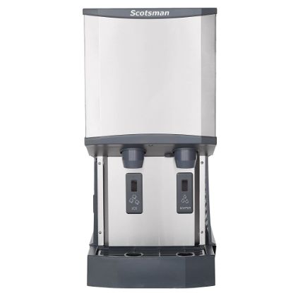 Picture of Hoffman Scotsman Meridian Countertop Air-Cooled Ice Machine And Water Dispenser, 35inH x 16-1/4inW x 24inD, Silver