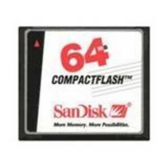 Picture of Cisco MEM-C4K-FLD64M= 64 MB CompactFlash - 1 Pack - 1 Card/1 Pack - Retail