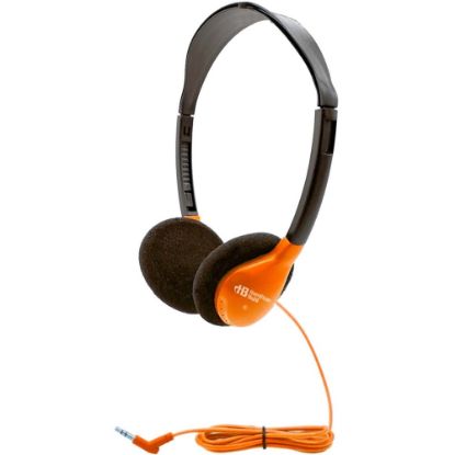 Picture of Hamilton Buhl Personal On-Ear Stereo Headphone, ORANGE - Stereo - Orange - Mini-phone (3.5mm) - Wired - 32 Ohm - 50 Hz 16 kHz - On-ear - Binaural - Ear-cup - 5 ft Cable