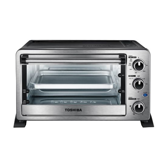 Picture of Toshiba MC25CEY-CHSS 6-Slice Convection Toaster Oven, Stainless Steel