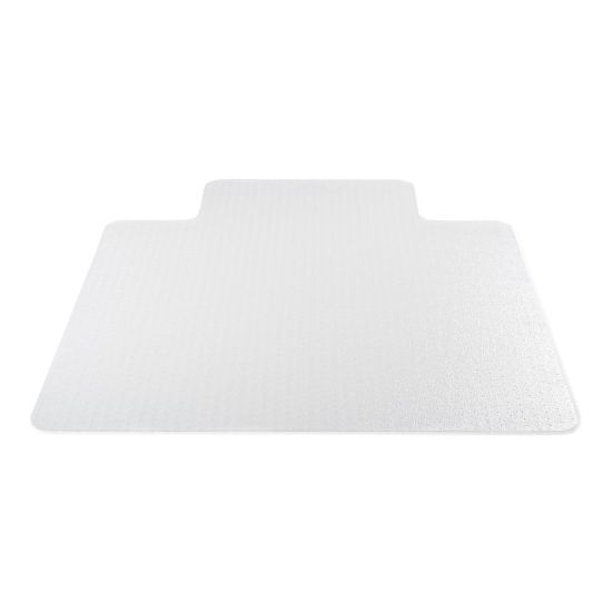 Picture of Deflecto SuperMat+ PVC Anti-Microbial Chair Mat For Medium Pile Carpets Up To 1/2in Thick, 36in x 48in, Clear