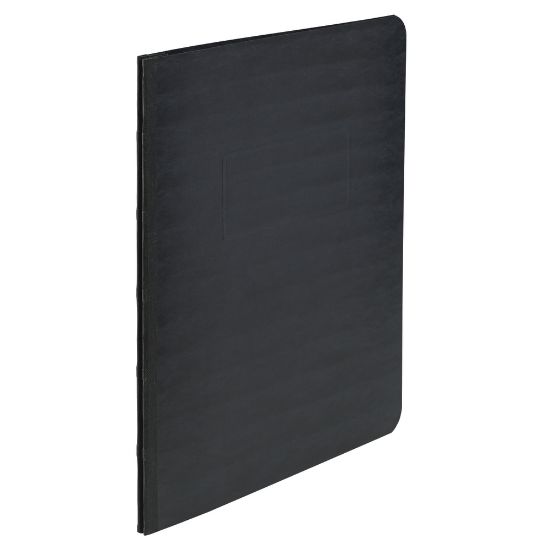 Picture of ACCO Pressboard Report Cover With Fastener, Side Bound, 8 1/2in x 11in, 60% Recycled, Black