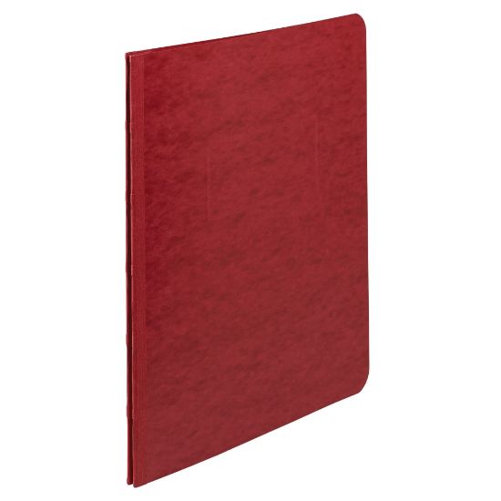 Picture of ACCO Pressboard Report Cover With Fastener, Side Bound, 8 1/2in x 11in, 60% Recycled, Earth Red