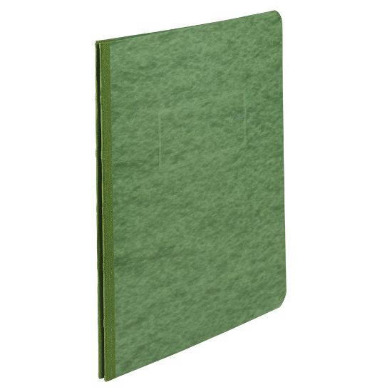 Picture of ACCO Pressboard Report Cover With Fastener, Side Bound, 8 1/2in x 11in, 60% Recycled, Dark Green