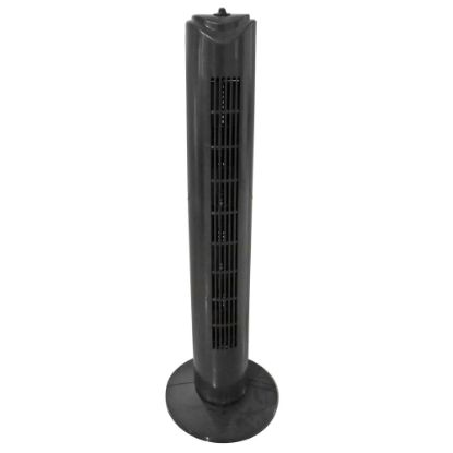 Picture of Optimus Adjustable Oscillating Tower Fan, 32inH x 6inW, Black