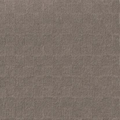 Picture of Foss Floors Crochet Peel & Stick Carpet Tiles, 24in x 24in, Taupe, Set Of 15 Tiles