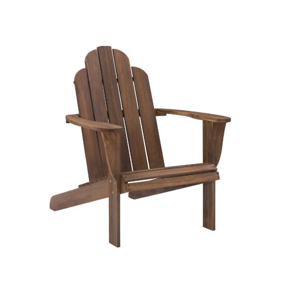 Picture of Linon Troy Adirondack Outdoor Chair, Teak