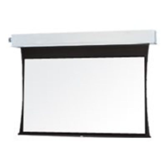 Picture of Da-Lite Tensioned Advantage Electrol HDTV Format - Projection screen - in-ceiling mountable - motorized - 120 V - 92in (92.1 in) - 16:9 - HD Progressive 0.9 - white powder coat