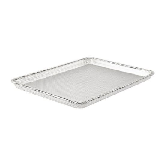 Picture of Hoffman Browne Aluminum Sheet Pans, 18in x 26in x 1in, Silver, Set Of 12 Pans