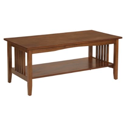 Picture of Office Star Sierra Rectangular Coffee Table, 16-3/4inH x 40-1/2inW x 20inD, Ash