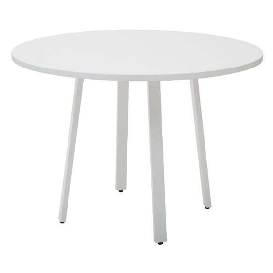 Picture of Office Star Prado Round Conference Table, 29-1/2inH x 42inW x 42inD, White