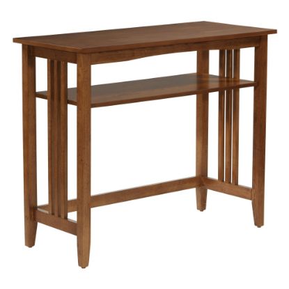 Picture of Office Star Sierra Rectangle Foyer Table, 30inH x 36inW x 15-3/4inD, Ash