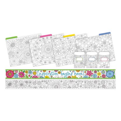 Picture of Barker Creek Color Me! Curated Collection Bulletin Board Set, Multicolor