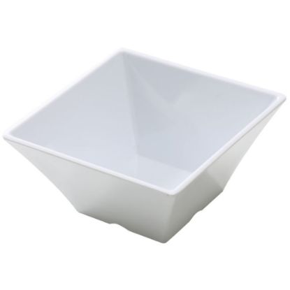 Picture of American Metalcraft Endurance Square Melamine Serving Bowls, 228 Oz, White, Pack Of 6 Bowls