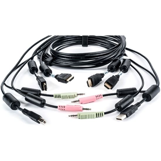 Picture of AVOCENT SV 340H Cable - 6ft - 6 ft, Dual Display, HDMI, 1 x USB, 2 x Audio, Standard KVM cable