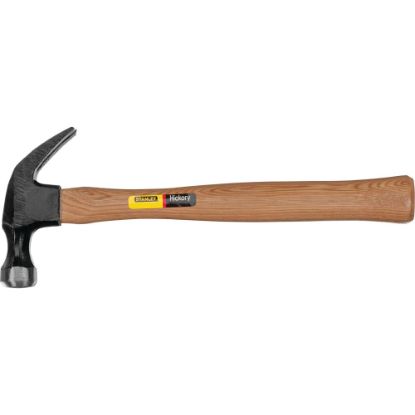 Picture of Stanley Tools 7 oz Curved Claw Wood Handle Nailing Hammer - 11.3in Length - 7 oz Head Weight - Heat Treated, Forged Head