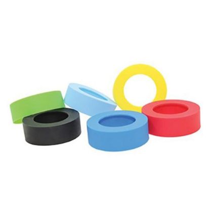 Picture of Tablecraft Silicone Bands, Assorted Colors, Set Of 12 Bands