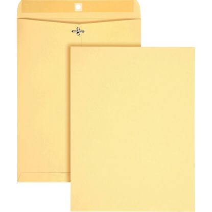 Picture of Quality Park 10 x 13 Heavy-Duty Clasp Envelopes - Clasp - #97 - 10in Width x 13in Length - Clasp/Gummed Flap - 100 / Box