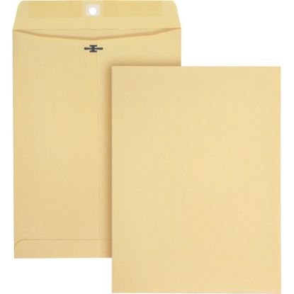 Picture of Quality Park 9 x 12 Heavy-duty Clasp Envelopes - Clasp - #90 - 9in Width x 12in Length - Clasp/Gummed Flap - 100 / Box