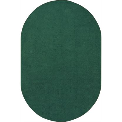 Picture of Joy Carpets Kids Essentials Oval Area Rug, Endurance, 6ft x 9ft, Forest