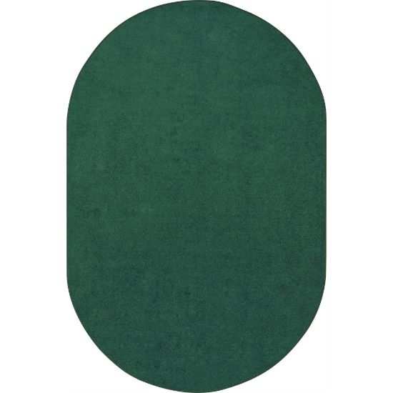 Picture of Joy Carpets Kids Essentials Oval Area Rug, Endurance, 6ft x 9ft, Forest