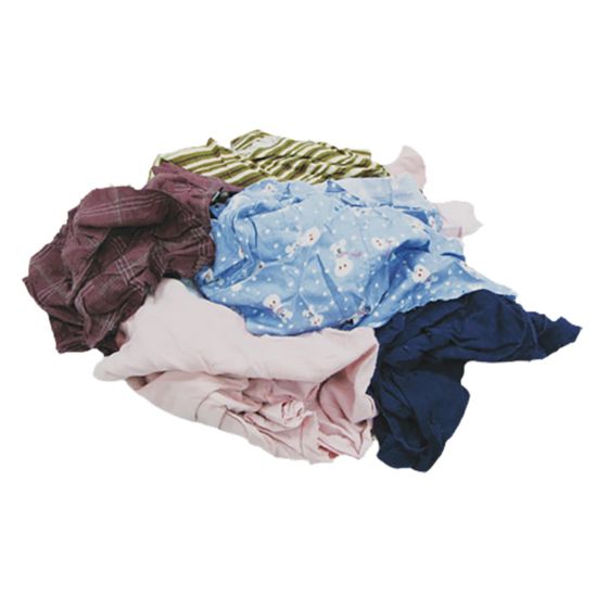 Picture of Hospeco Reclaimed Rags, 11-3/4inH x 9-5/16inD, Multicolor, Pack Of 25 Rags