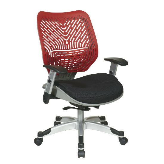 Picture of Office Star Unique Self-Adjusting SpaceFlex Mid-Back Managers Chair, Raven