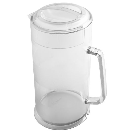 Picture of Cambro Camwear Pitchers, Covered, 64 Oz, Clear, Pack Of 6 Pitchers