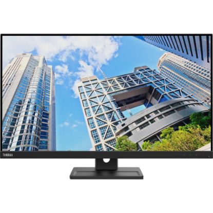 Picture of Lenovo ThinkVision E28u-20 28in Class 4K UHD LCD Monitor - 16:9 - Raven Black - 28in Viewable - In-plane Switching (IPS) Technology - WLED Backlight - 3840 x 2160 - 1.07 Billion Colors - 300 Nit - 4 ms - Speakers - HDMI - DisplayPort