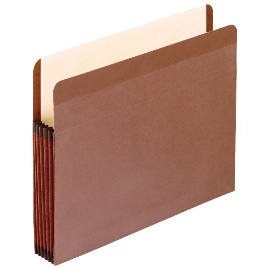 Picture of Pendaflex Tyvek Premium Reinforced File Pockets, 5 1/4in Expansion, 9 1/2in x 11 3/4in, Dark Brown, Box Of 5 File Pockets