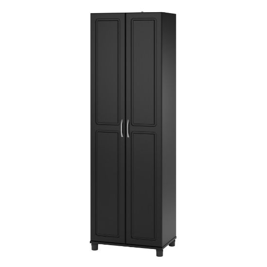 Picture of Ameriwood Home Kendall 24in Utility Storage Cabinet, 5 Shelves, Black