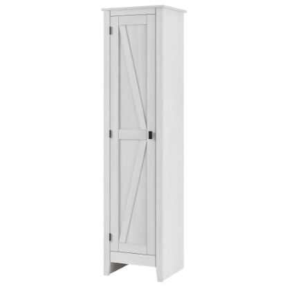 Picture of Ameriwood Home Farmington 18in Wide Storage Cabinet, 4 Shelves, Ivory Pine