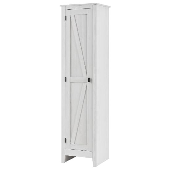 Picture of Ameriwood Home Farmington 18in Wide Storage Cabinet, 4 Shelves, Ivory Pine