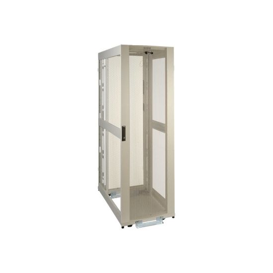 Picture of Tripp Lite 42U Rack Enclosure Server Cabinet White w/ Doors & No Sides - Rack cabinet - white - 42U - 19in