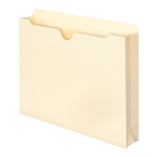 Picture of Smead Manila File Jackets, Single-Ply Tab, 2in Expansion, 9 1/2in x 11 3/4in