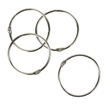 Picture of Office Depot Brand Loose-Leaf Rings, 2in Diameter, Box Of 50