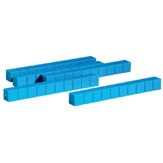 Picture of Learning Resources Base 10 Rod Set, 7/16inH x 7/16inW x 3 15/16inD Blue, Pre-K - Grade 12