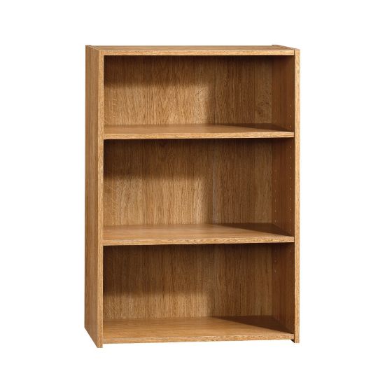 Picture of Sauder Beginnings 36inH 3-Shelf Bookcase, Highland Oak