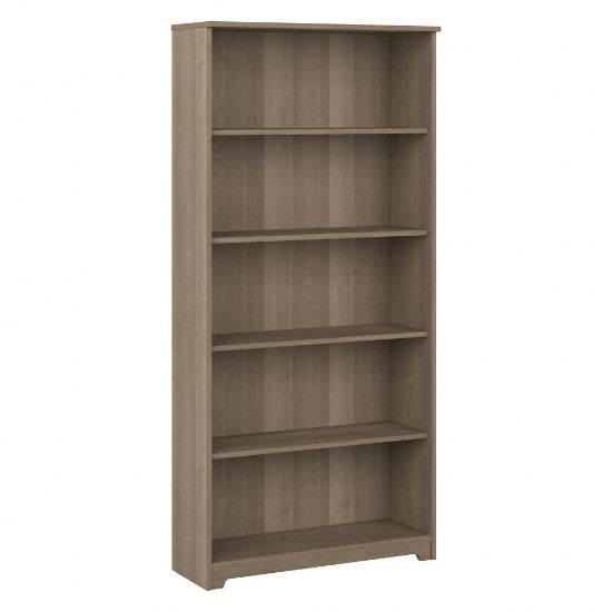 Picture of Bush Business Furniture Cabot 67inH 5-Shelf Bookcase, Ash Gray, Standard Delivery