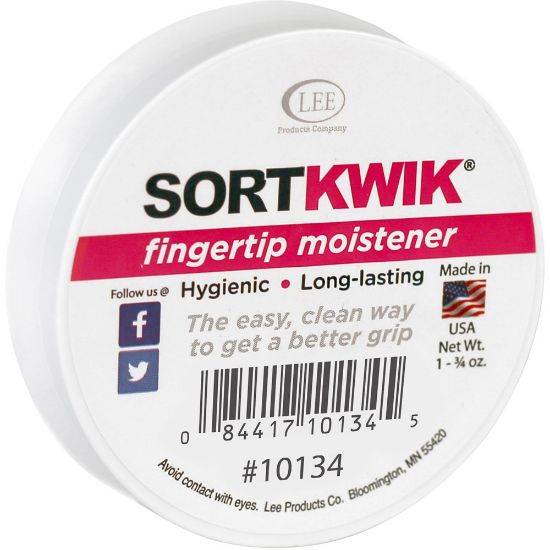 Picture of Lee Sortkwik Hygienic Fingertip Moistener, 25% Recycled, 1.75 Oz, Pink